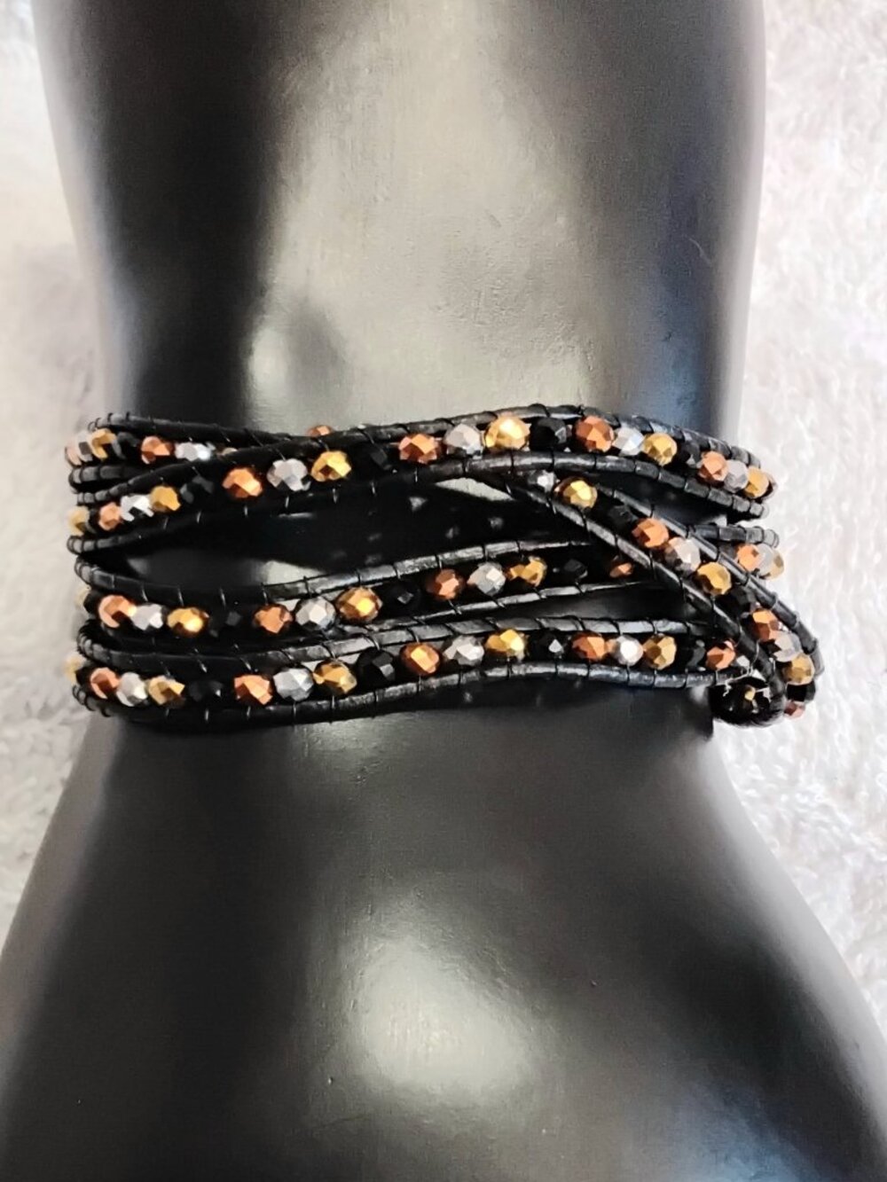 BNWOT 3/$25 Florence Scovel 36" Hermes Wrap Bracelet Fashion Jewelry!!
